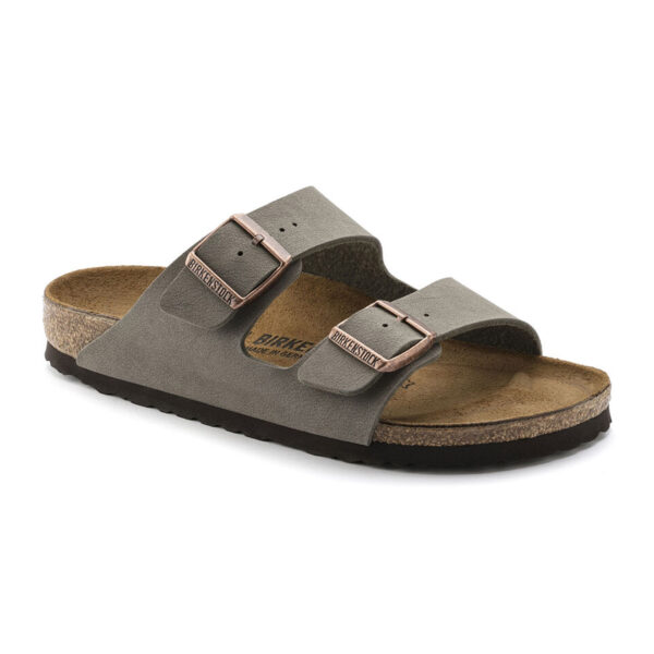 Birkenstock Arızona Bf Nu Unisex Taş Terlik 151213 - Görsel 2