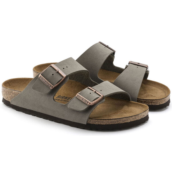 Birkenstock Arızona Bf Nu Unisex Taş Terlik 151213 - Görsel 3