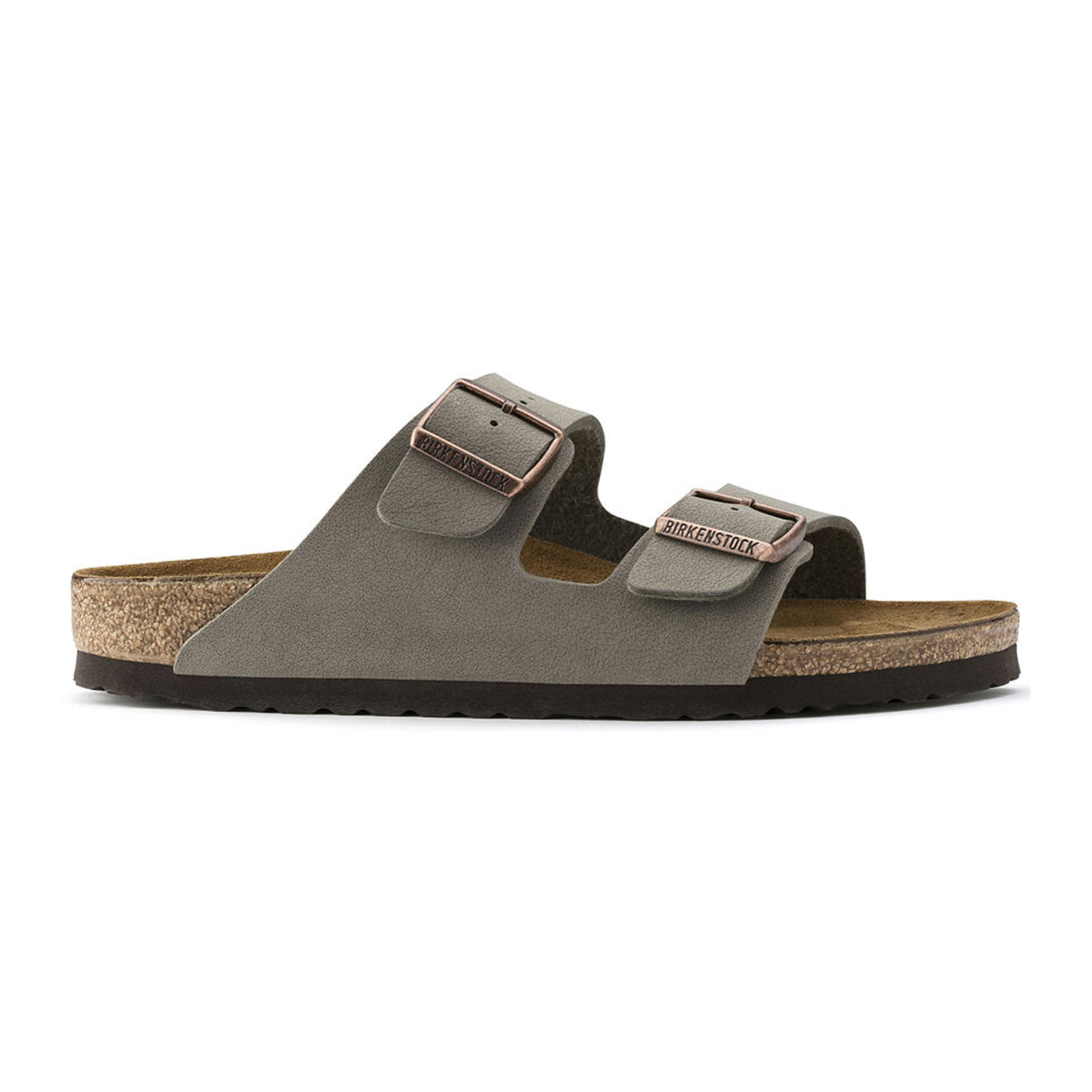 151213-5.jpg Birkenstock Arızona Bf Nu Unisex Taş Terlik 151213 - Görsel 1