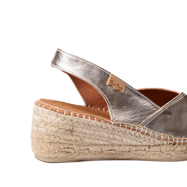 Toni Pons Bernia-P Kadın Dolgu Topuk Espadril  Platinum 1TONW2020014 - Görsel 5