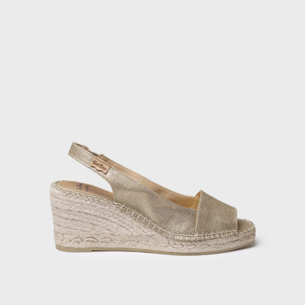 Toni Pons Fıore Platı Kadın Altın Dolgu Topuk Espadril 1TONW2025058