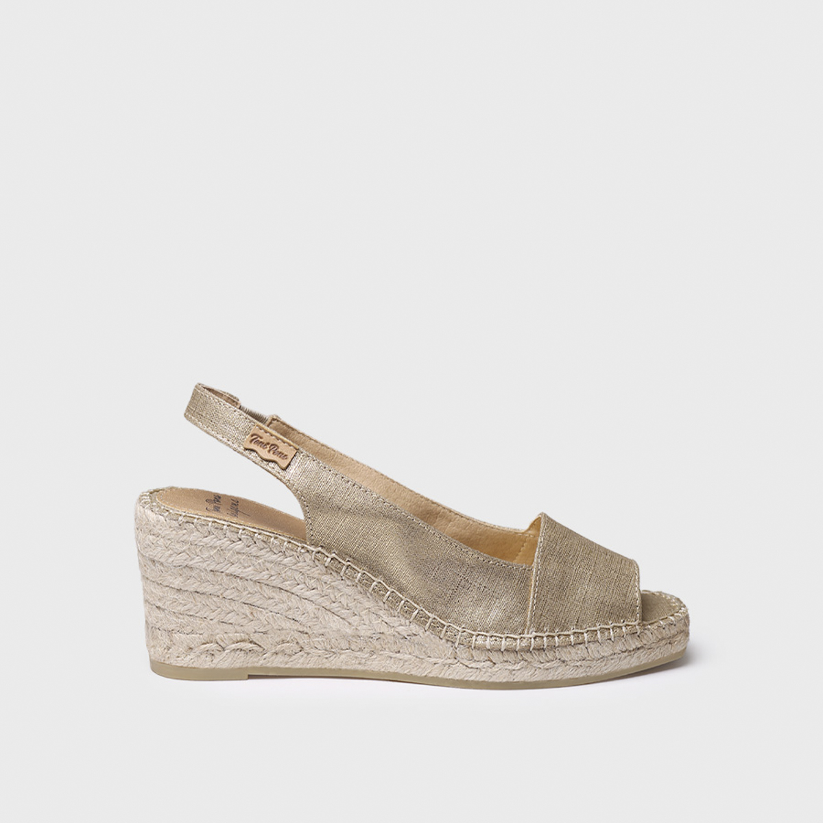 1tonw2025058-colorphotos-1tonw2025058-0006.jpg Toni Pons Fıore Platı Kadın Altın Dolgu Topuk Espadril 1TONW2025058 - Görsel 1