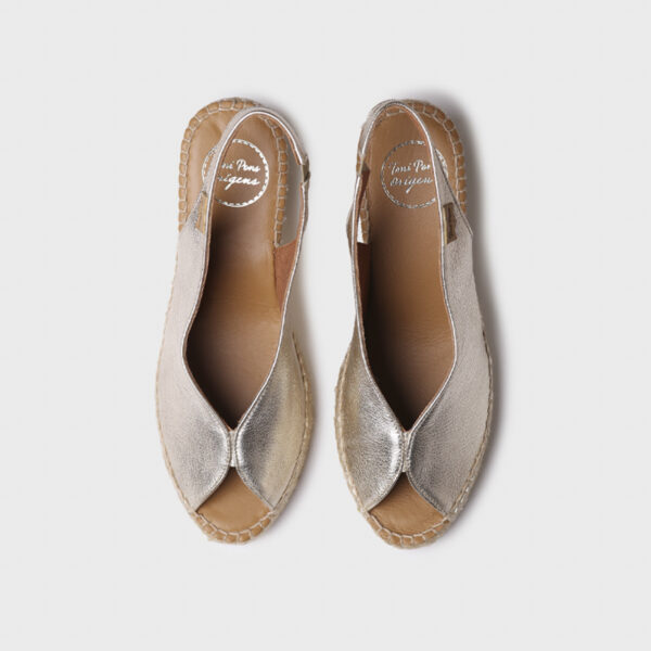 Toni Pons Laıla Kadın Altın Dolgu Topuk Espadril 1TONW2025162 - Görsel 3