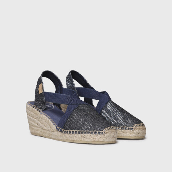 Toni Pons Trıton Ocea Kadın Lacivert Dolgu Topuk Espadril 1TONW2026057 - Görsel 2