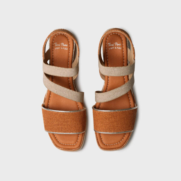 Toni Pons Oasıs Teula Turuncu Dolgu Topuk Espadril 1TONW2026109 Tile - Görsel 3