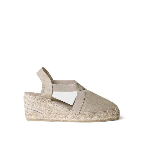 Toni Pons Ter Elastic Linen Pedra Kadın Taş Dolgu Topuk Espadril 1TONW2020089