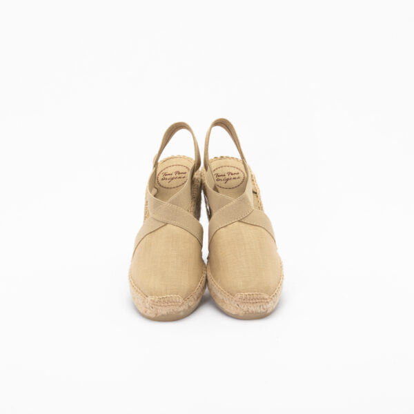 Toni Pons Ter Elastic Linen Pedra Kadın Taş Dolgu Topuk Espadril 1TONW2020089 - Görsel 5
