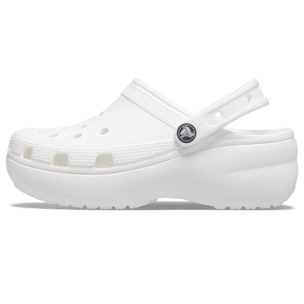 Crocs Classic Platform Clog W Beyaz Kadın Dolgu Topuk Terlik 206750-100 - Görsel 4