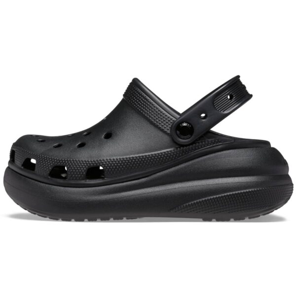 Crocs Classic Crush Clog Kadın Siyah Dolgu Topuk Terlik  207521-001 - Görsel 2