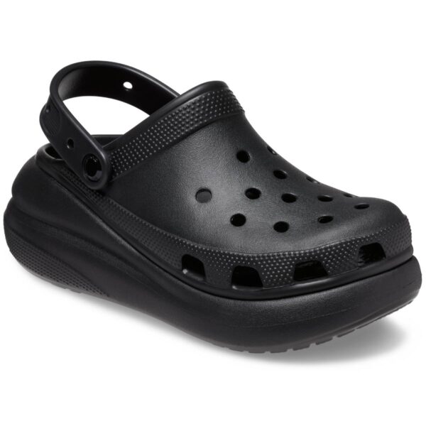 Crocs Classic Crush Clog Kadın Siyah Dolgu Topuk Terlik  207521-001 - Görsel 6