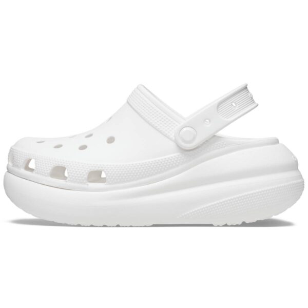 Crocs Classic Crush Clog Kadın Beyaz Dolgu Topuk Terlik  207521-100 - Görsel 2