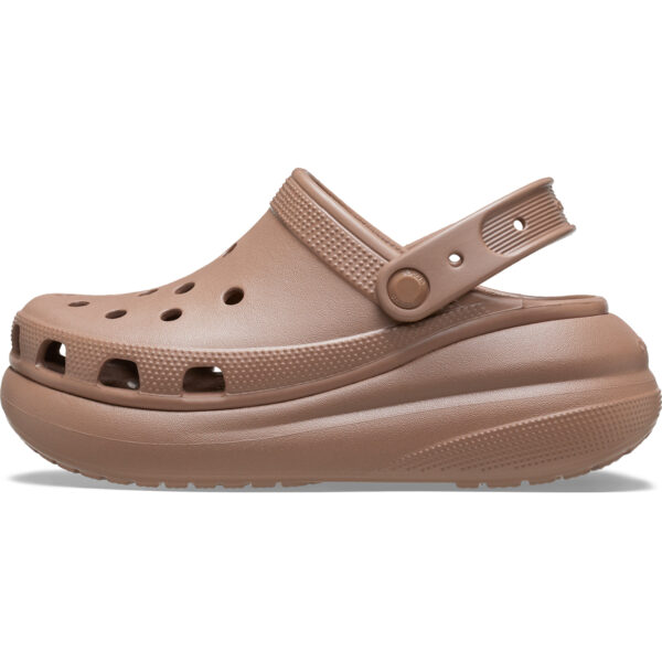 Crocs Classic Crush Clog Kadın Açık Kahve Dolgu Topuk Terlik 207521-2Q9