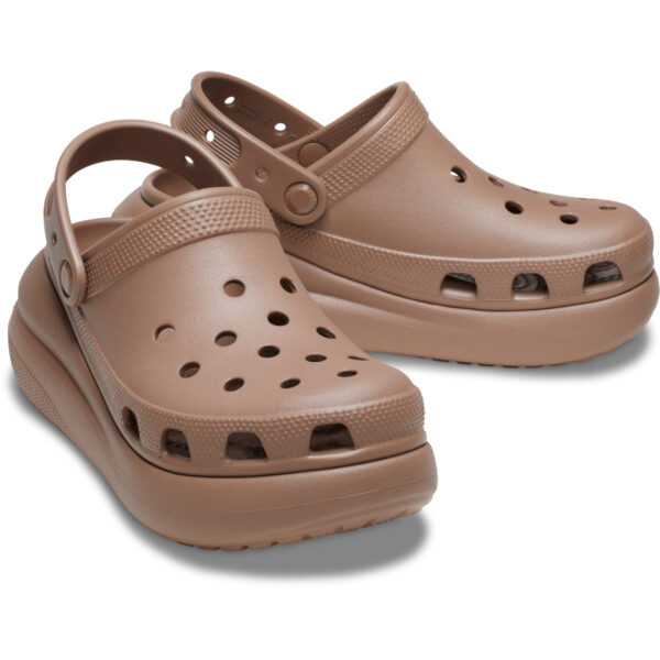 Crocs Classic Crush Clog Kadın Açık Kahve Dolgu Topuk Terlik 207521-2Q9 - Görsel 2