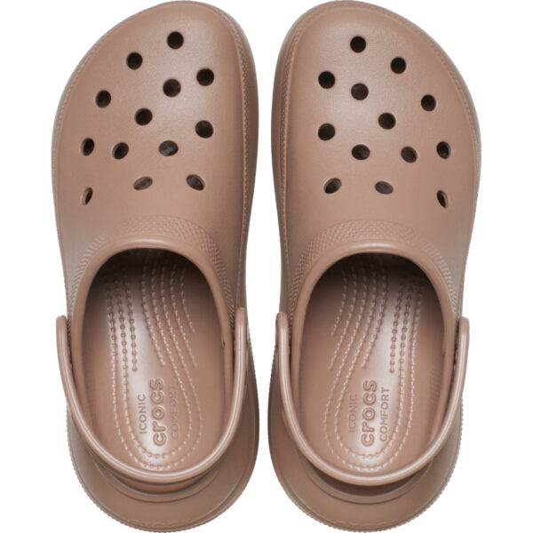 Crocs Classic Crush Clog Kadın Açık Kahve Dolgu Topuk Terlik 207521-2Q9 - Görsel 3