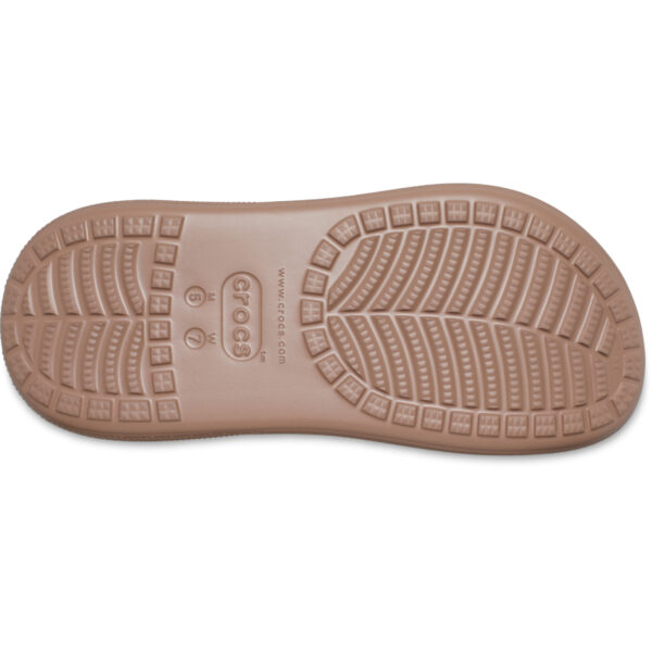 Crocs Classic Crush Clog Kadın Açık Kahve Dolgu Topuk Terlik 207521-2Q9 - Görsel 4