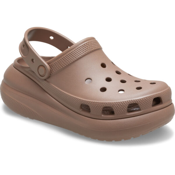 Crocs Classic Crush Clog Kadın Açık Kahve Dolgu Topuk Terlik 207521-2Q9 - Görsel 5