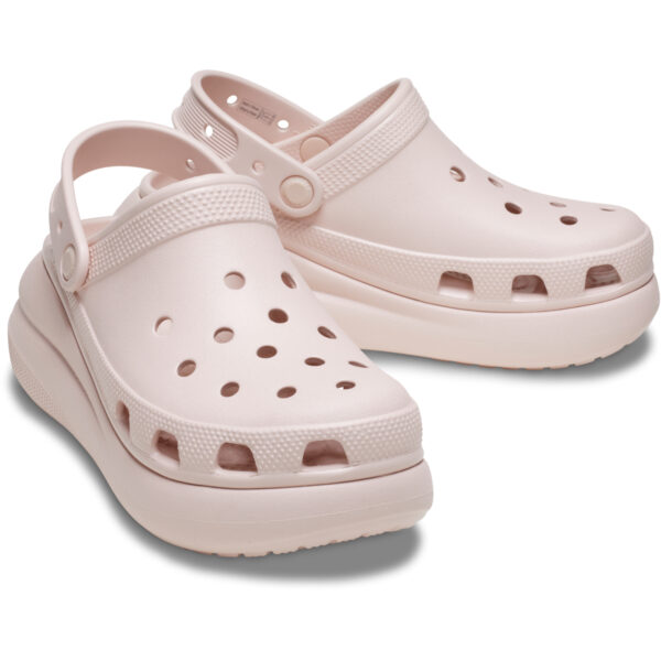 Crocs Classic Crush Clog Kadın Açık Pembe Dolgu Topuk Terlik  207521-6UR - Görsel 3