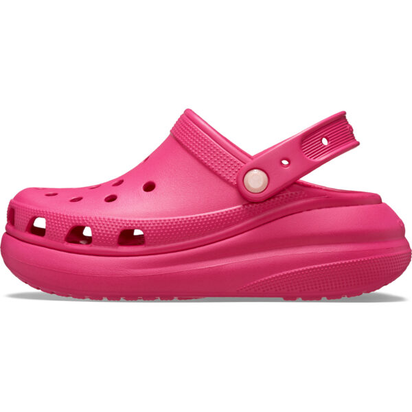 Crocs Classic Crush Clog Kadın Fuşya Dolgu Topuk Terlik  207521-6ZQ - Görsel 2
