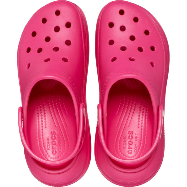 Crocs Classic Crush Clog Kadın Fuşya Dolgu Topuk Terlik  207521-6ZQ - Görsel 4
