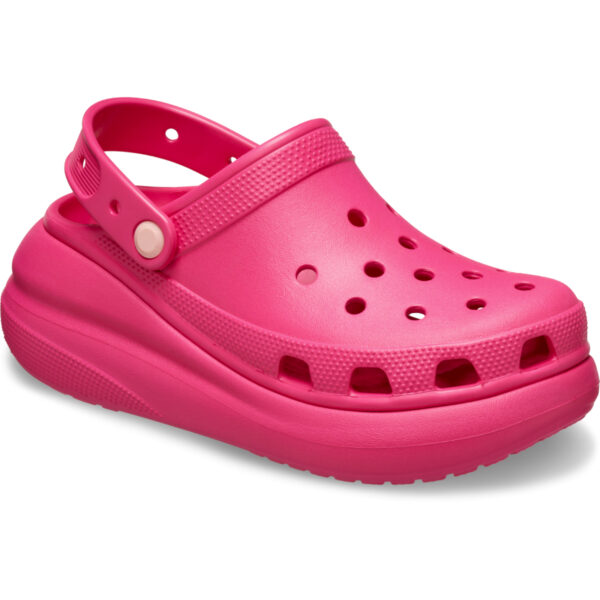 Crocs Classic Crush Clog Kadın Fuşya Dolgu Topuk Terlik  207521-6ZQ - Görsel 5