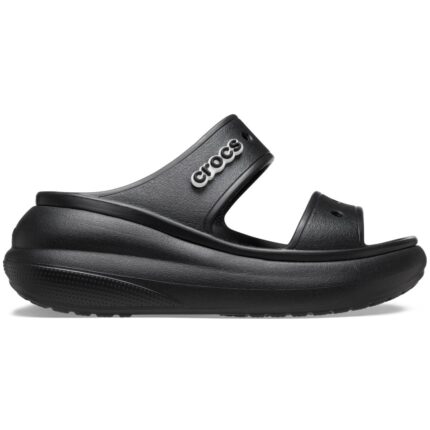 Crocs Classic Crush Sandal Kadın Siyah Terlik 207670-001 - Siyah, 38-39