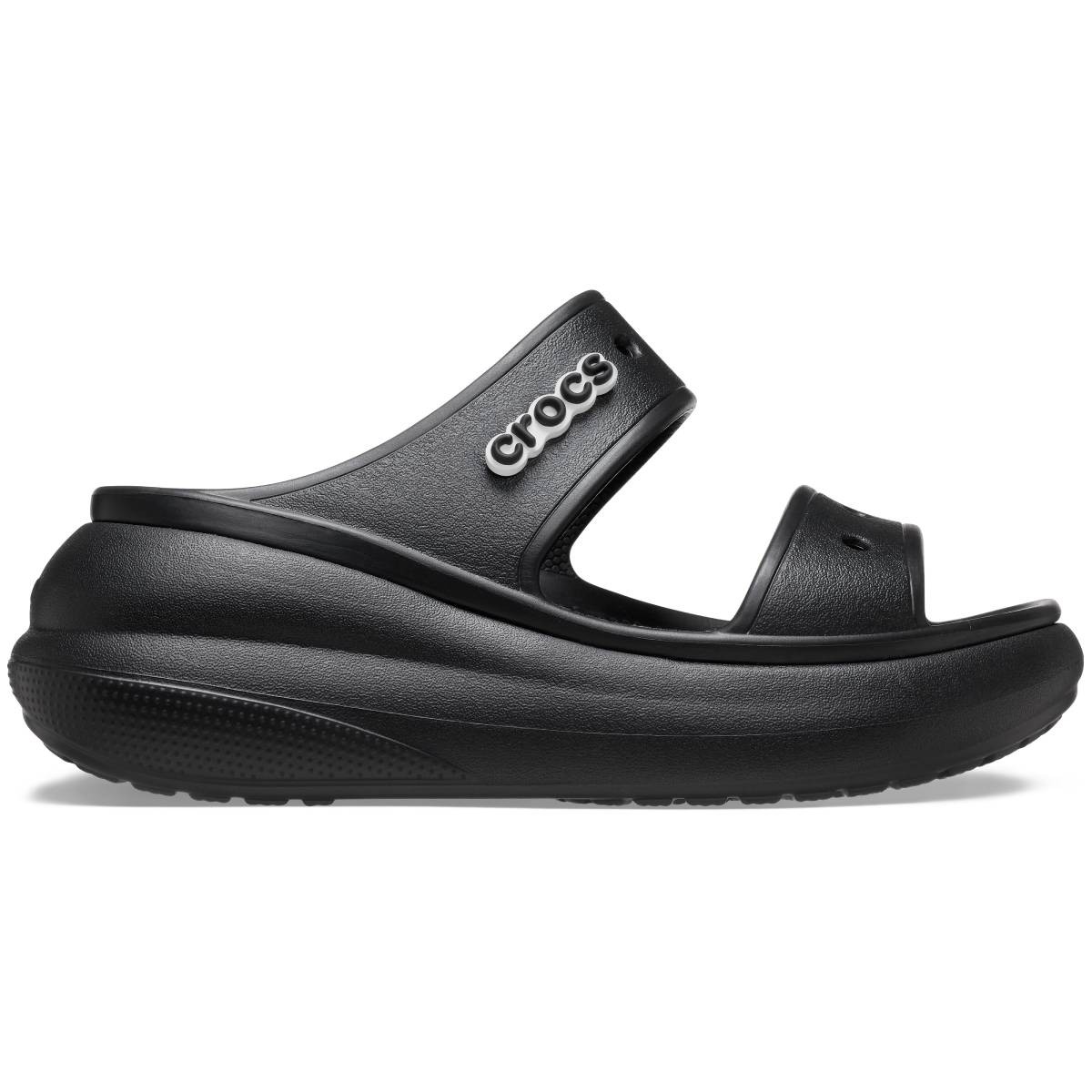 207670-001-colorphotos-0001-207670-001-alt100.jpg Crocs Classic Crush Sandal Kadın Siyah Terlik 207670-001 - Görsel 1
