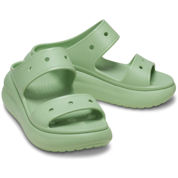 Crocs Classic Crush Sandal Kadın Yeşil Terlik 207670-374 - Görsel 2