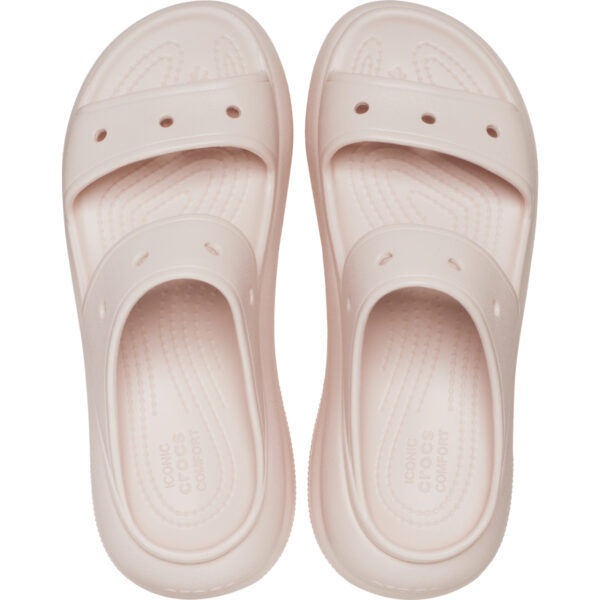 Crocs Classic Crush Sandal Kadın Açık Pembe Terlik 207670-6UR - Görsel 4