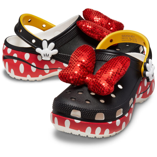 Crocs Minnie Cls Platform Clg W Kadın Beyaz Terlik 209896-100 - Görsel 4