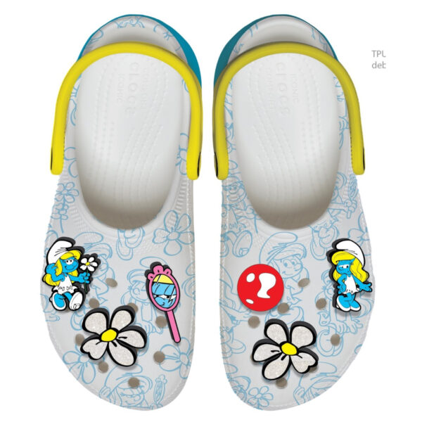 Crocs Smurfs Platform Clog Kadın Multi Dolgu Topuk Terlik 210822-90H - Görsel 2