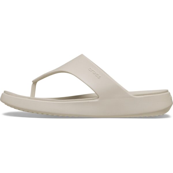 Crocs Gataway Triangle Flip Kadın Krem Parmak Arası Terlik 212018-2MC - Görsel 2