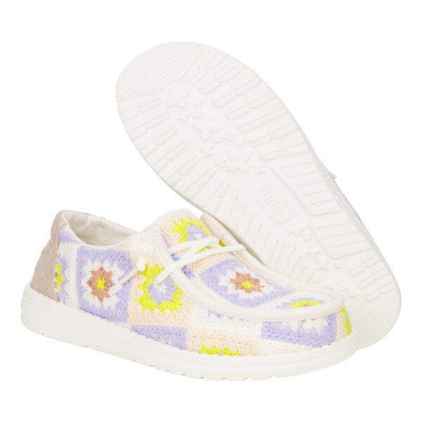 Hey Dude Wendy Cottage Crochet Egret Lavender Multi HD.43109 0NK - Görsel 2