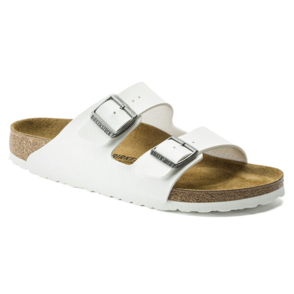 Birkenstock Arızona Bf Unisex  Beyaz Terlik 552683 - Görsel 9