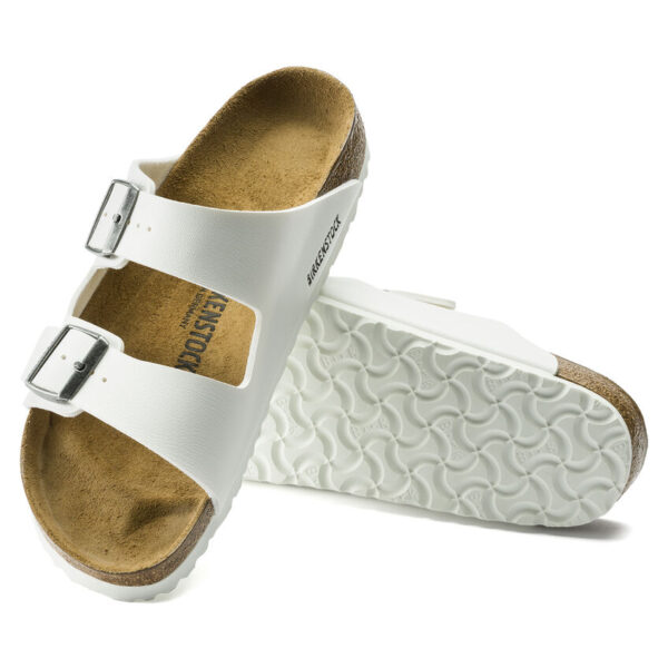 Birkenstock Arızona Bf Unisex  Beyaz Terlik 552683 - Görsel 3
