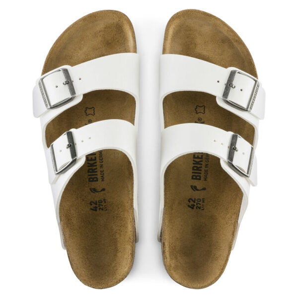 Birkenstock Arızona Bf Unisex  Beyaz Terlik 552683 - Görsel 4