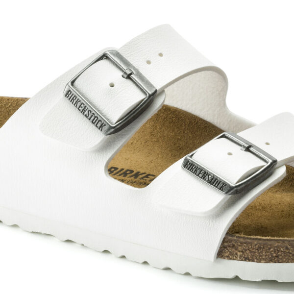 Birkenstock Arızona Bf Unisex  Beyaz Terlik 552683 - Görsel 7