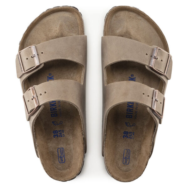 Birkenstock Arızona Sfb Leoı Unisex Açık Kahve Terlik 552813 - Görsel 4