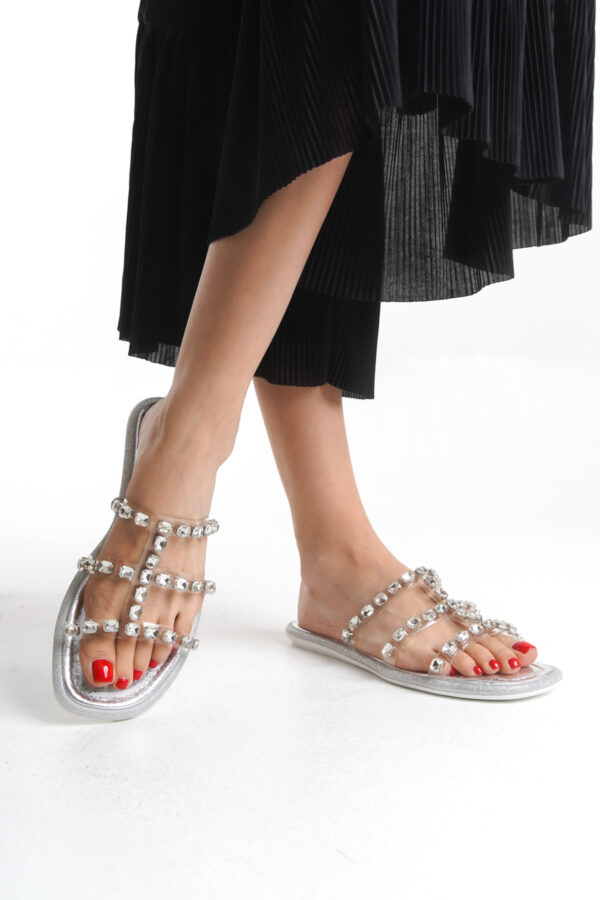 Wella Kadın Taşlı Günlük Spor Terlik 8083 - Görsel 5