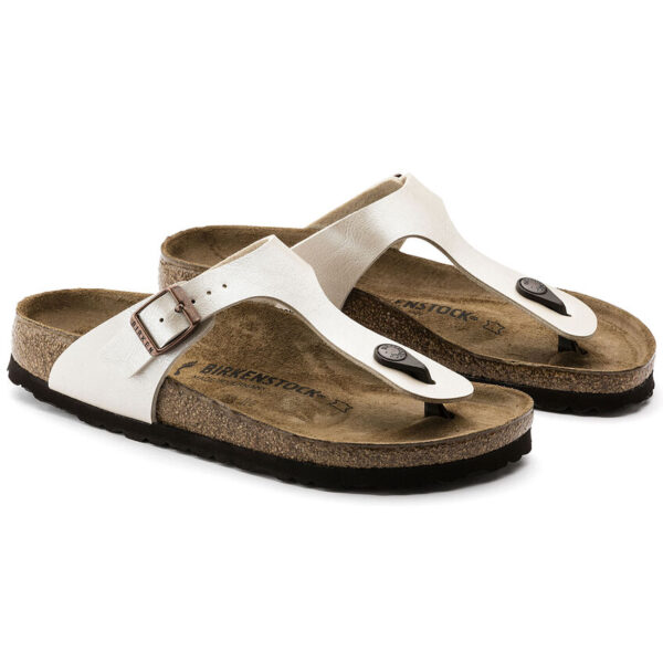 Birkenstock Gızeh Bf Graceful Kadın İnci Beyazı Terlik 943871 - Görsel 5