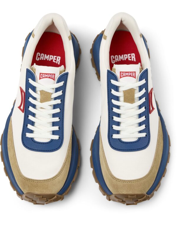Camper Drift Trail Erkek Beyaz Mavi Tekstil Nubuck Spor Ayakkabı K100864-048 - Görsel 2
