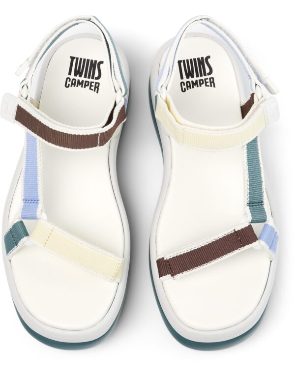 Camper Twins Kadın Platform Çok Renkli Sandalet  K201726-013 - Görsel 2