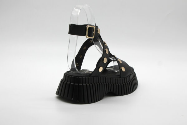 Sur Sandalet El Yapımı Kadın Deri Günlük Spor Sandalet - Görsel 5