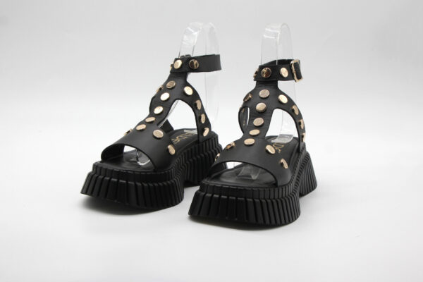 Sur Sandalet El Yapımı Kadın Deri Günlük Spor Sandalet - Görsel 6