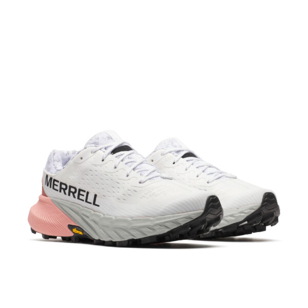 Merrell Agılıty Peak 5 Kadın Beyaz Gri Pembe Patika Koşusu Ayakkabısı J068374 - Görsel 3
