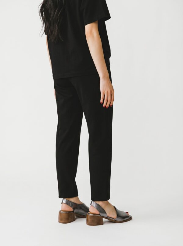 Shes kadın Deri Günlük Topuklu Sandalet 000519 - Görsel 4