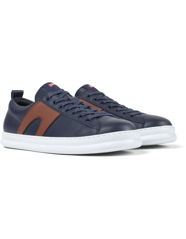 Camper Runner Four Lacivert  Erkek Deri Spor Sneaker 100893-008 - Görsel 3