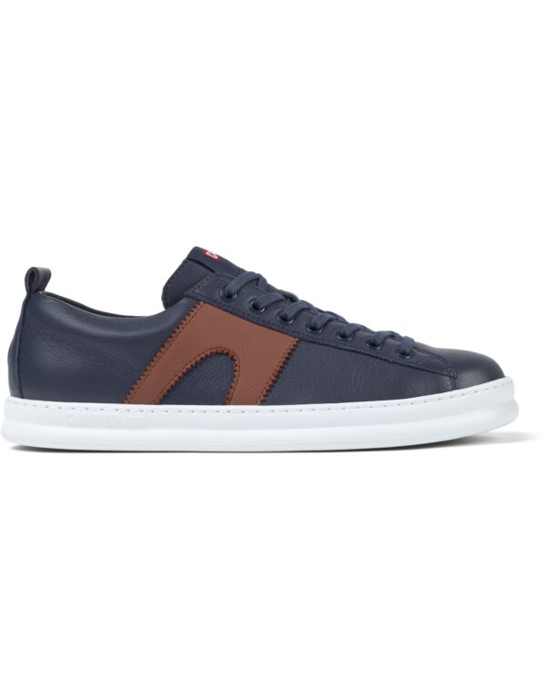 Camper Runner Four Lacivert  Erkek Deri Spor Sneaker 100893-008 - Görsel 4