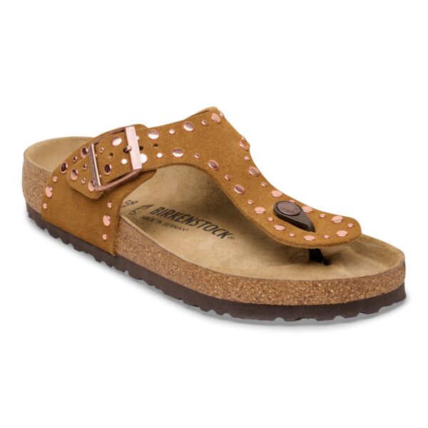 Birkenstock Arızona Vl Rıvet Kadın Taba Süet Parmak Arası Terlik 1031649 - Görsel 2