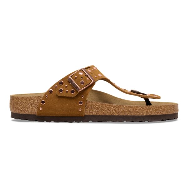 Birkenstock Arızona Vl Rıvet Kadın Taba Süet Parmak Arası Terlik 1031649