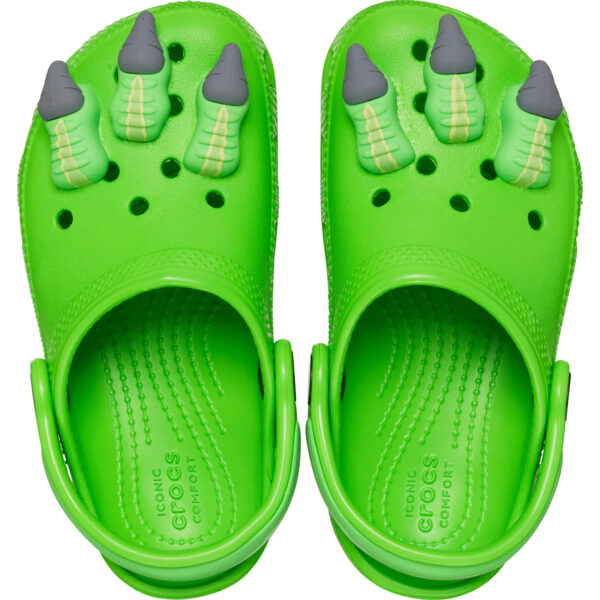 Crocs Classic I AM Dinosaur Clog T Çocuk Yeşil Terlik 209700-3WA - Görsel 3